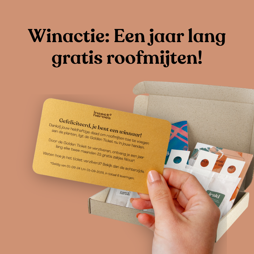 Win jij een jaar lang gratis roofmijten?